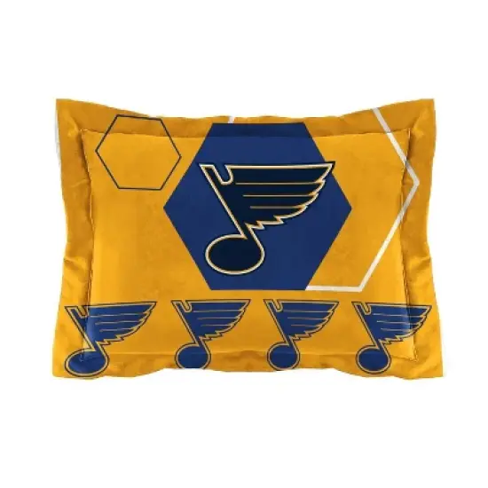 NHL St. Louis Blues Hexagon Comforter Set - Full/Queen image {2}