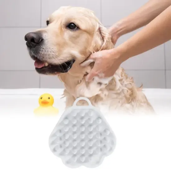 Unique Bargains Pet Grooming Bath 3.54"x3.34"x0.79" 1 Pc image {1}