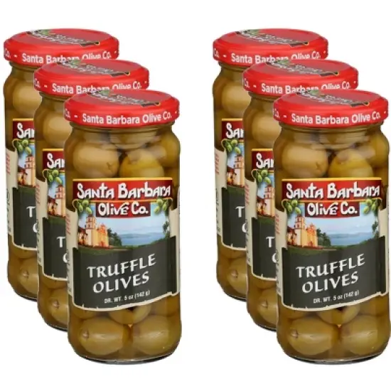 Santa Barbara Olive Co. Stuffed Truffle Olives - Case of 6 - 5 oz image {2}