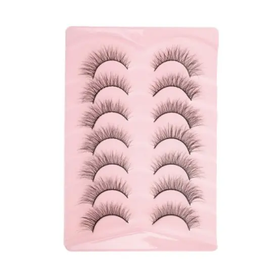 Unique Bargains 5D False Eyelashes Black 7 Pairs image {12}