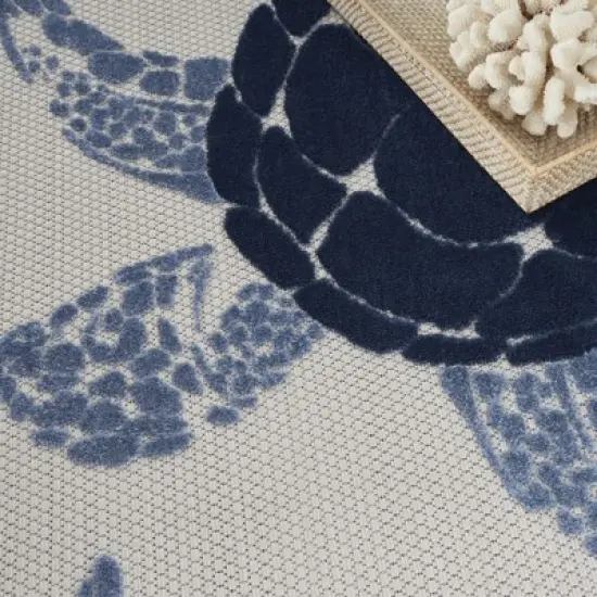Nourison Aloha Turtle Coastal Outdoor Area Rug image {6}