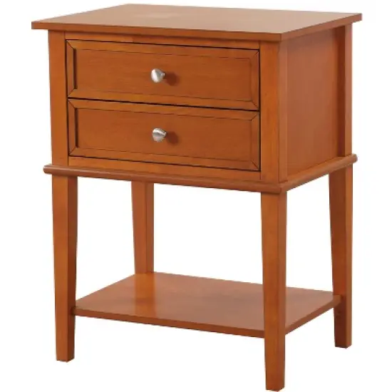 Passion Furniture Newton 2-Drawer Nightstand (28 in. H x 16 in. W x 22 in. D) image {1}
