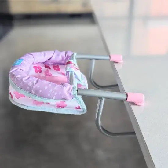 Manhattan Toy Baby Stella Time to Eat Table Chair First Baby Doll Play Set for 15" Dolls image {1}