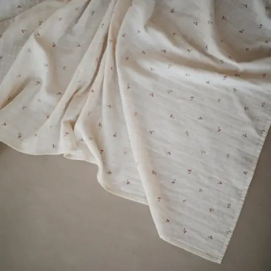 Mushie Organic Cotton Muslin Swaddle Blanket image {9}