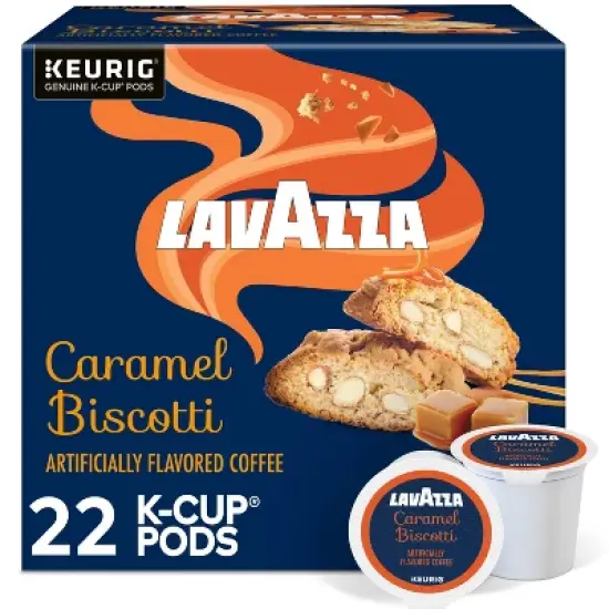 Lavazza Caramel Biscotti Medium Roast Keurig K-Cup Coffee Pods - 22ct image {13}