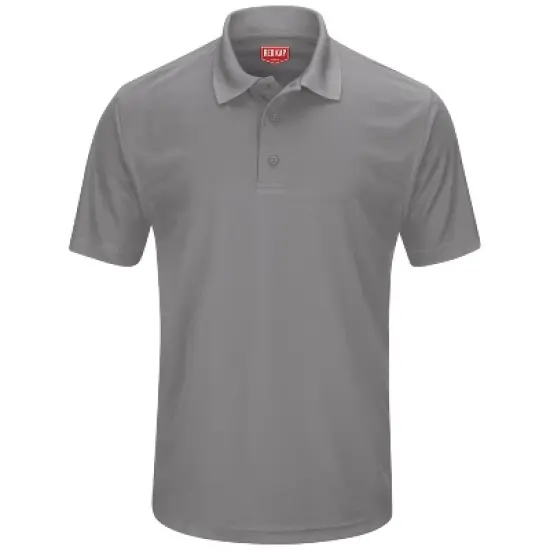 Red Kap&reg; Men's Short Sleeve Performance Knit&reg; Pocketless Core Polo image {5}