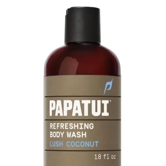 Papatui Men's Sulfate-Free Exfoliating and Hydrating Body Wash - Lush Coconut - 18 fl oz image {9}