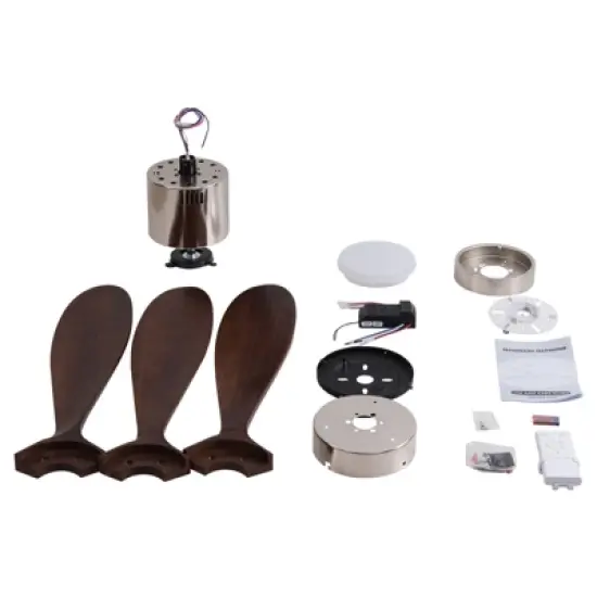 YIYIBYUS 52 Inch Smart Ceiling Fan with Dimmable Light, 6-speed Adjustable image {8}