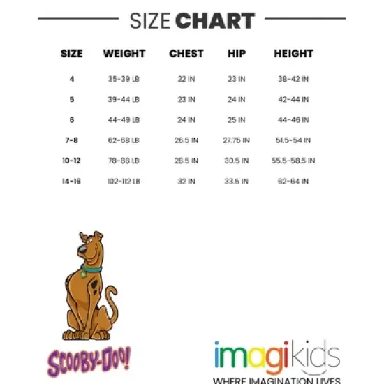 Scooby-Doo Scooby Doo Velma Shaggy Scooby-Doo Pajama Shirts and Shorts Little Kid to Big Kid image {6}