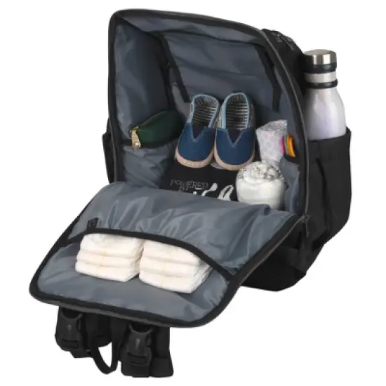 Fisher-Price Kaden Diaper Backpack - Black image {4}