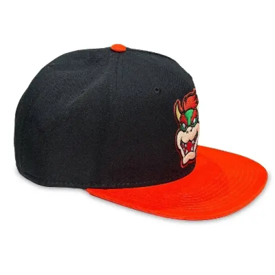 Nintendo Bowser Flatbill Snapback Hat image {2}