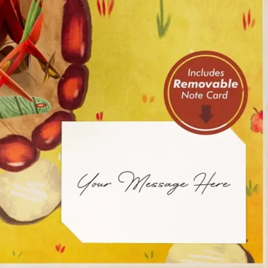 Frndly by Paper Love 3D Fox in Mushroom Pop Up Card image {5}