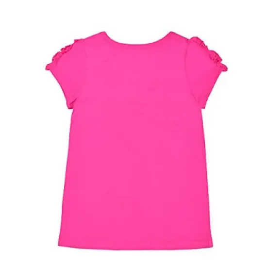 Nickelodeon Girl's 3-Pack I Believe In Unicorns JoJo Siwa Ruffle Sleeve Graphic Tee and Capri Legging Pant Set for toddler image {5}