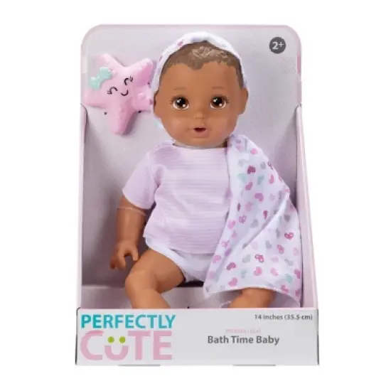 Perfectly Cute Bathtime Baby Doll - Light Brown Hair image {1}
