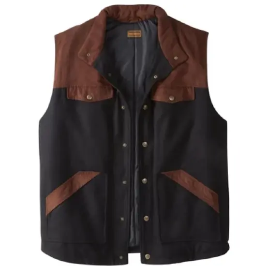Boulder Creek by KingSize Men's Big & Tall &trade; PLAID MULTI-POCKET VEST image {3}