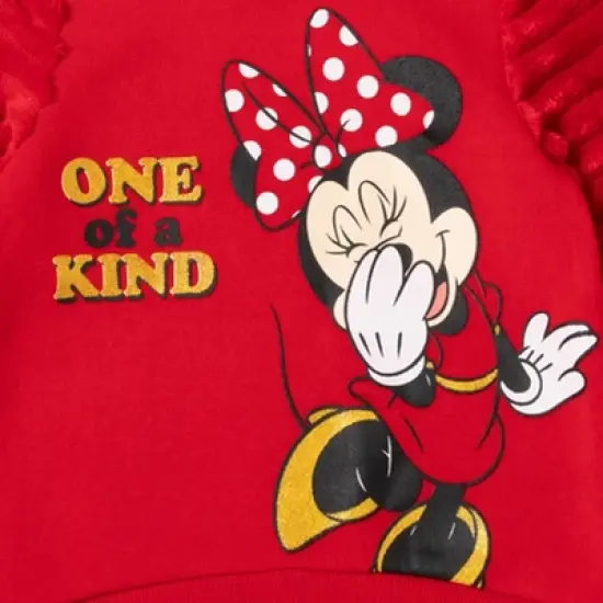 Disney Lilo & Stitch Encanto Minnie Mouse Stitch Isabela Mirabel Girls Fleece Fur Sweatshirt Toddler image {2}