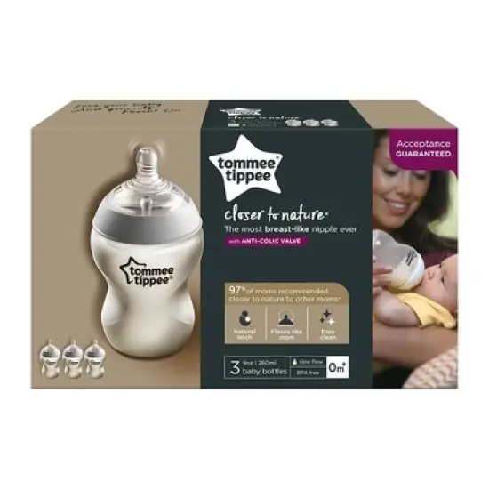 Tommee Tippee Closer to Nature Baby Bottle - 3pk - 9oz image {7}