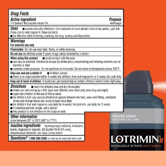 Lotrimin Spray Powder - 4.6oz image {11}