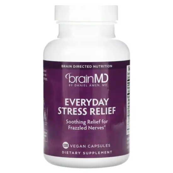 BrainMD Everyday Stress Relief, 120 Vegan Capsules image {4}