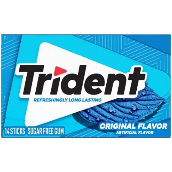 Trident Original Wallet Chewing Gums - 14pc image {1}