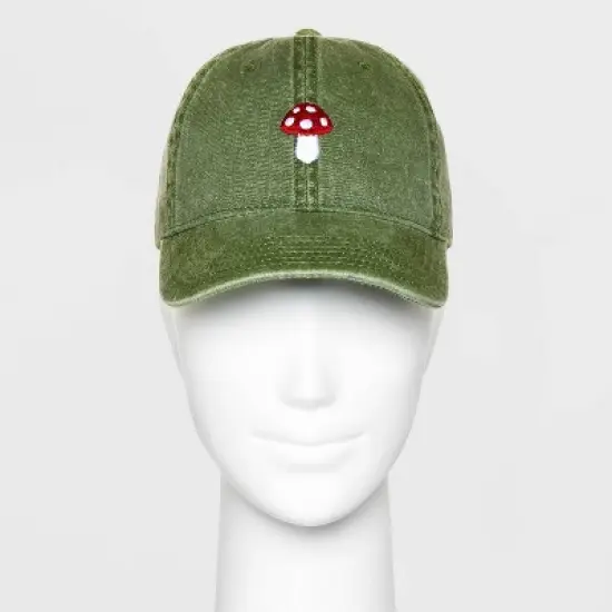 'Little Shroom' Hat - Mighty Fine Olive Green image {1}