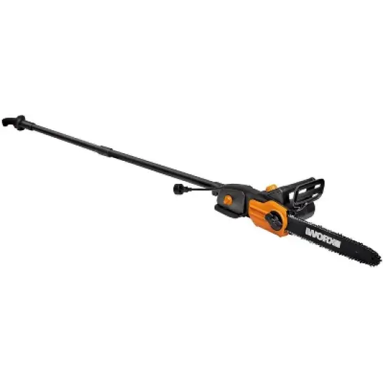 WG309 Worx 10" 2 in 1 Electric Chainsaw and Pole Saw Attachment with Auto-Tension, Rotating Handle and Safety Chain Brake image {9}