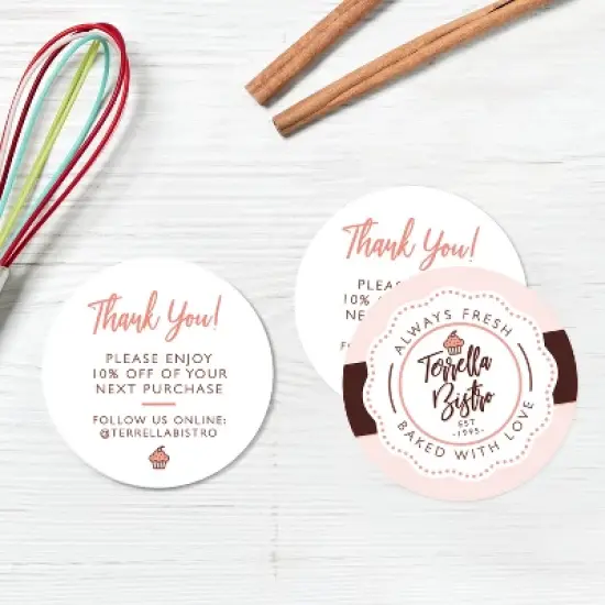 Avery Round Business Cards, 3" Diameter, White, 150 Total (5328) image {1}