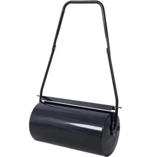 Lawn Roller, Push/Tow Behind Water/Sand Filled Steel Yard Sod Roller for Garden Backyard, 13 Gallon image {1}