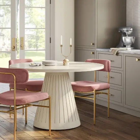 Orion Luxe Dining Chair with Brass Legs - Threshold&trade; image {1}