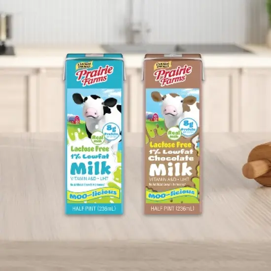 Prairie Farms 1% Chocolate Lactose Free Milk - 3pk/8 fl oz image {9}
