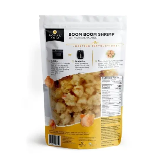 Royal Asia Gluten Free Boom Boom Shrimp with Sriracha Aioli - Frozen - 16oz image {2}