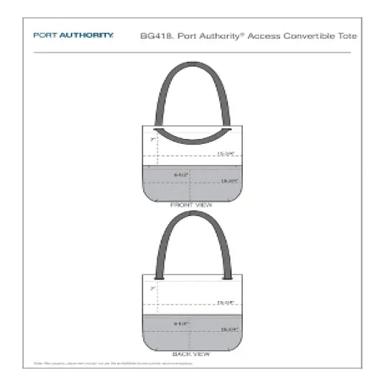 Port Authority Access Convertible Tote Bag Set image {5}