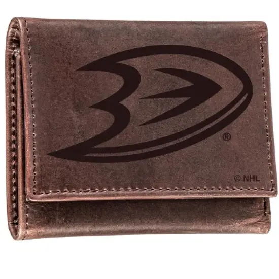 Evergreen Anaheim Ducks Crazy Horse Collection Tri-Fold Wallet image {1}