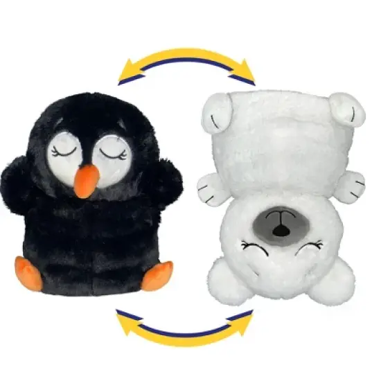 FlipaZoo: Upside Down Inside Out - Penguin to Bear - 2-In-1 Animal Plush image {6}