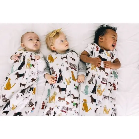 Little Unicorn 2-way Zipper Muslin Sleep Bag Wearable Blanket image {4}