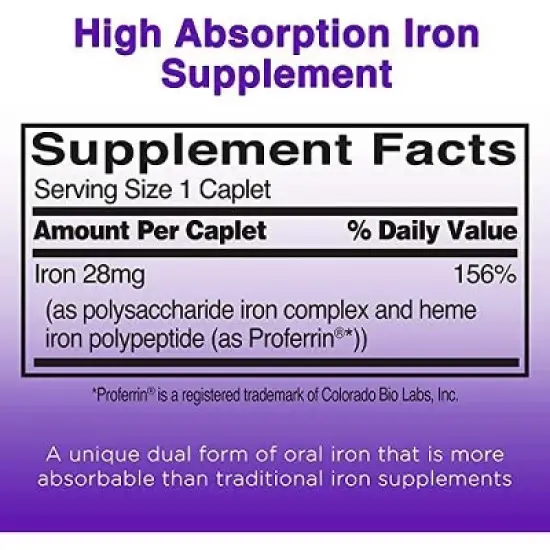 Feosol Complete With Bifera Iron, 30 Count image {5}