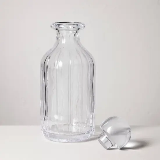 880ml Glass Decanter Clear - Hearth & Hand&trade; with Magnolia image {2}