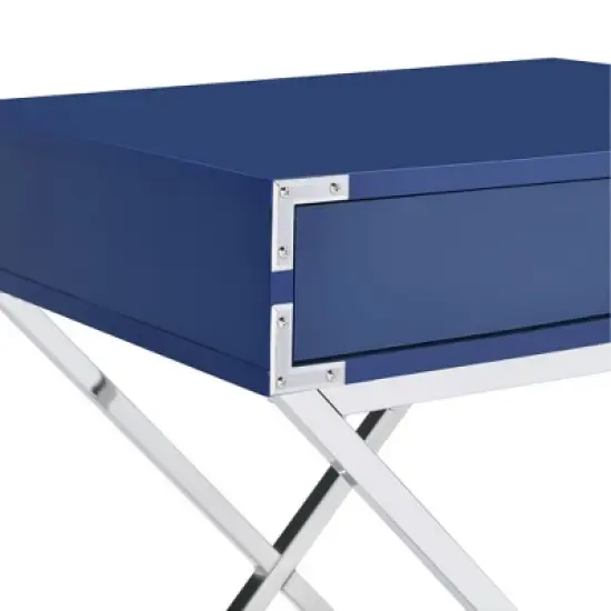 Evie Night Stand Glossy Blue image {3}