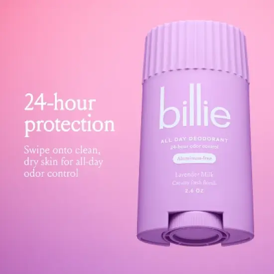 Billie All-Day Solid Deodorant Lavender Milk - 2.6oz image {2}