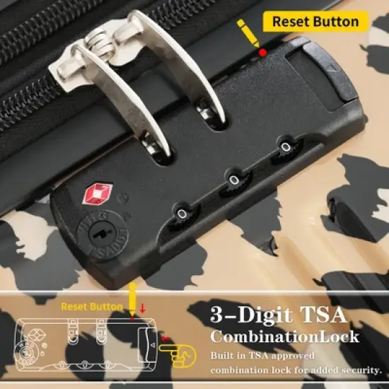 Dexmalle Hardshell Luggage Sets 3 pcs Spinner Suitcase image {5}