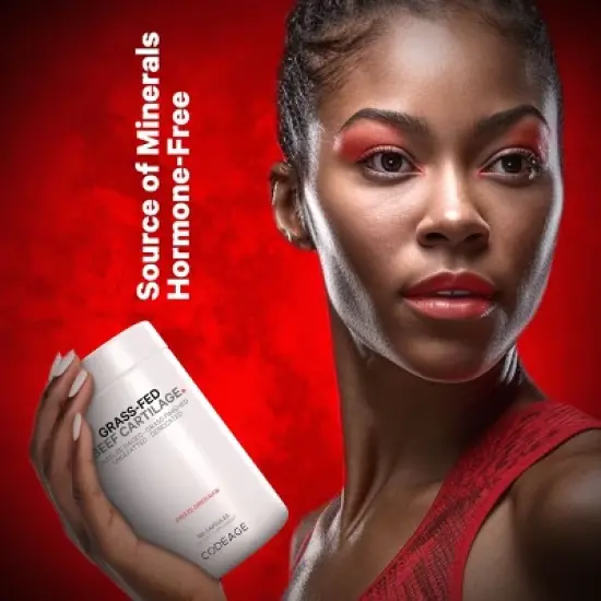 Codeage Grass-Fed Beef Cartilage Pasture-Raised, Non-Defatted Supplement, Freeze-Dried - 180ct image {5}