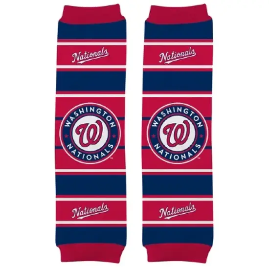 Baby Fanatic Officially Licensed Toddler & Baby Unisex Crawler Leg Warmers - MLB Washington Nationals image {1}