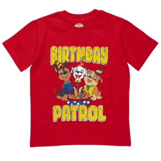 Nickelodeon Paw Patrol Rubble Marshall Skye Graphic T-Shirt Red  Toddler image {7}
