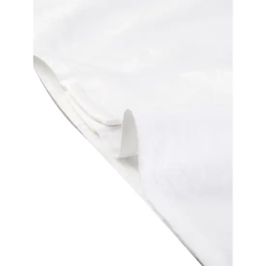 Allegra K Women's Summer Lapel V Neck Short Sleeve Work Button Down Shirts image {4}