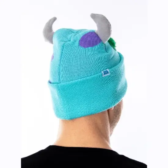 Disney Monsters Inc. Sulley Beanie Embroidered 3D Character Design Costume Hat image {5}