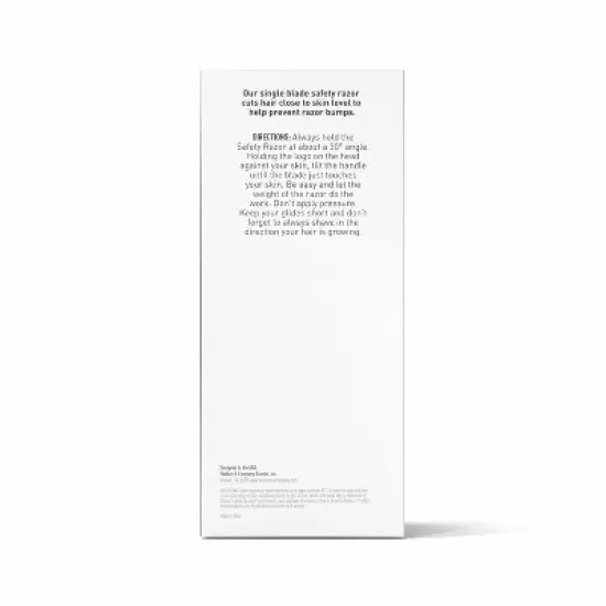 BEVEL Premium Safety Razor with 10 Double-Edged Razor Blades image {5}