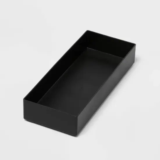 6"x15" Drawer Flatware Organizer Black - Brightroom&trade;: In-Drawer Silverware Caddy, Dishwasher-Safe, Contemporary Style image {3}