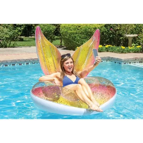 Poolmaster 48'' Glitter Pixie Swimming Pool Tube Float image {2}