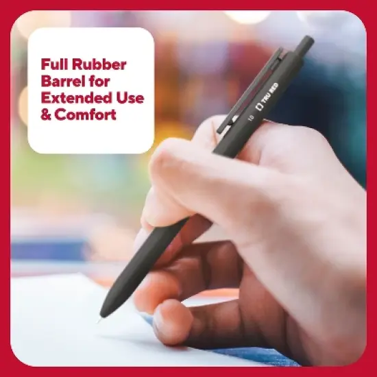 TRU RED Retractable Quick Dry Gel Pen Medium Point 1.0 TR56952 image {4}