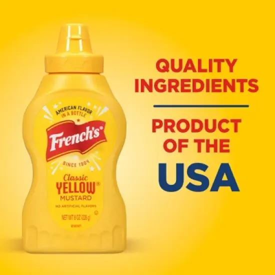 French's Classic Yellow Mustard - 8oz image {23}